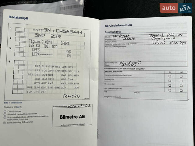 Черный Фольксваген Тигуан, объемом двигателя 1.99 л и пробегом 320 тыс. км за 14499 $, фото 185 на Automoto.ua