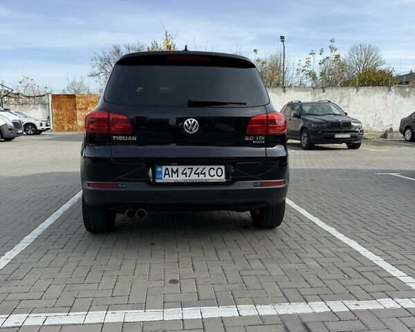 Черный Фольксваген Тигуан, объемом двигателя 2 л и пробегом 166 тыс. км за 16400 $, фото 7 на Automoto.ua