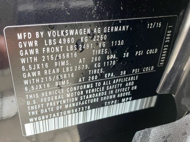 Черный Фольксваген Тигуан, объемом двигателя 2 л и пробегом 178 тыс. км за 12500 $, фото 16 на Automoto.ua