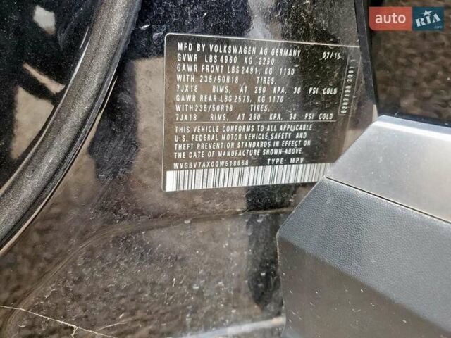 Черный Фольксваген Тигуан, объемом двигателя 1.98 л и пробегом 126 тыс. км за 1900 $, фото 12 на Automoto.ua