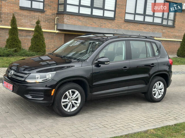 Черный Фольксваген Тигуан, объемом двигателя 2 л и пробегом 161 тыс. км за 13999 $, фото 1 на Automoto.ua