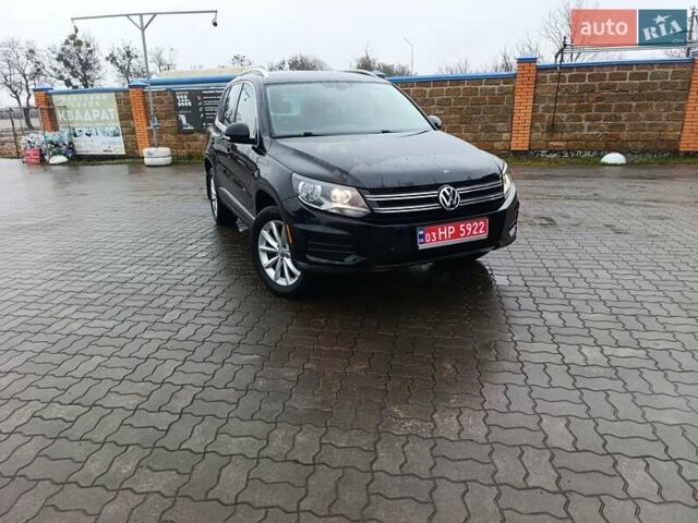 Черный Фольксваген Тигуан, объемом двигателя 2 л и пробегом 92 тыс. км за 14500 $, фото 1 на Automoto.ua