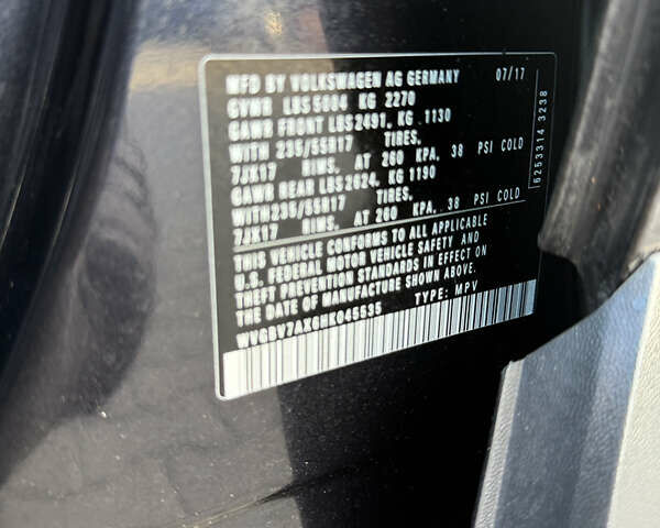 Черный Фольксваген Тигуан, объемом двигателя 1.98 л и пробегом 120 тыс. км за 11999 $, фото 17 на Automoto.ua