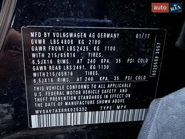 Черный Фольксваген Тигуан, объемом двигателя 2 л и пробегом 185 тыс. км за 13999 $, фото 51 на Automoto.ua