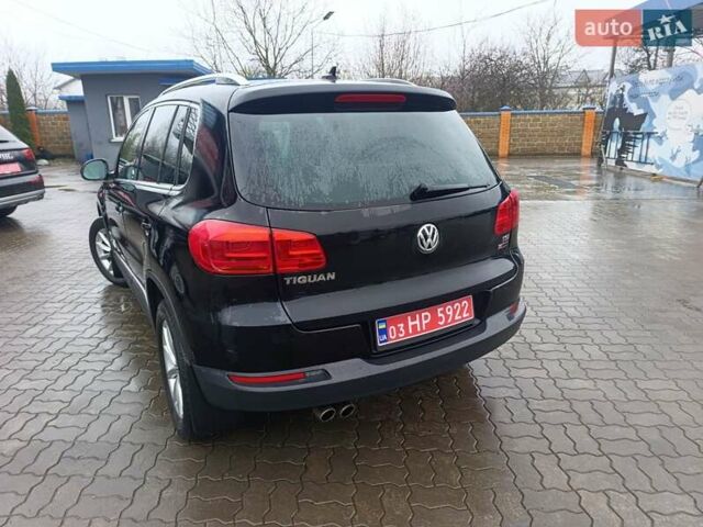 Черный Фольксваген Тигуан, объемом двигателя 2 л и пробегом 92 тыс. км за 14500 $, фото 3 на Automoto.ua