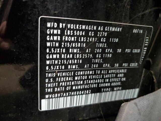 Чорний Фольксваген Тігуан, об'ємом двигуна 0 л та пробігом 82 тис. км за 1800 $, фото 12 на Automoto.ua