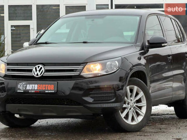 Черный Фольксваген Тигуан, объемом двигателя 1.97 л и пробегом 217 тыс. км за 13200 $, фото 1 на Automoto.ua