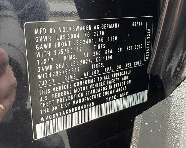 Черный Фольксваген Тигуан, объемом двигателя 2 л и пробегом 95 тыс. км за 14499 $, фото 35 на Automoto.ua