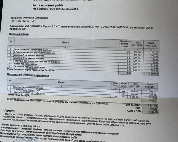 Черный Фольксваген Тигуан, объемом двигателя 2 л и пробегом 92 тыс. км за 21900 $, фото 30 на Automoto.ua