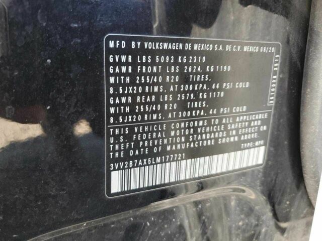 Черный Фольксваген Тигуан, объемом двигателя 2 л и пробегом 41 тыс. км за 3500 $, фото 12 на Automoto.ua