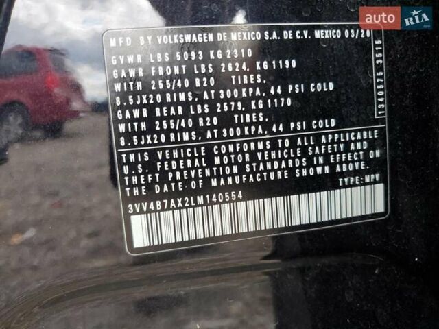 Черный Фольксваген Тигуан, объемом двигателя 1.98 л и пробегом 28 тыс. км за 7500 $, фото 12 на Automoto.ua