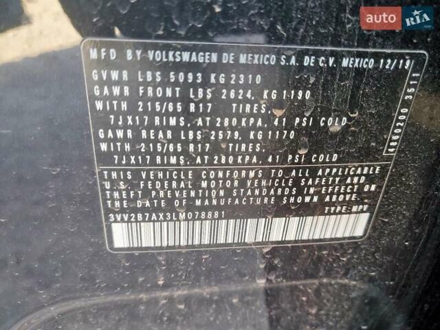 Чорний Фольксваген Тігуан, об'ємом двигуна 1.98 л та пробігом 54 тис. км за 4400 $, фото 12 на Automoto.ua