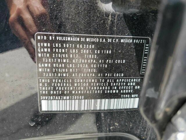 Черный Фольксваген Тигуан, объемом двигателя 0 л и пробегом 66 тыс. км за 3900 $, фото 11 на Automoto.ua