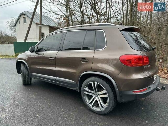 Коричневий Фольксваген Тігуан, об'ємом двигуна 1.97 л та пробігом 208 тис. км за 14300 $, фото 3 на Automoto.ua