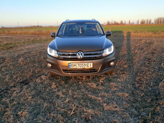 Коричневый Фольксваген Тигуан, объемом двигателя 2 л и пробегом 207 тыс. км за 13300 $, фото 1 на Automoto.ua