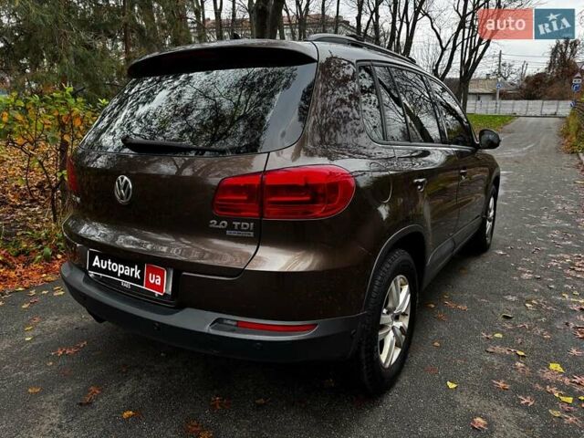 Коричневый Фольксваген Тигуан, объемом двигателя 2 л и пробегом 351 тыс. км за 13490 $, фото 5 на Automoto.ua