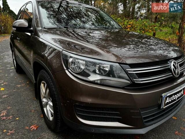 Коричневый Фольксваген Тигуан, объемом двигателя 2 л и пробегом 351 тыс. км за 13490 $, фото 3 на Automoto.ua