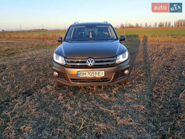 Коричневый Фольксваген Тигуан, объемом двигателя 1.97 л и пробегом 207 тыс. км за 13300 $, фото 1 на Automoto.ua