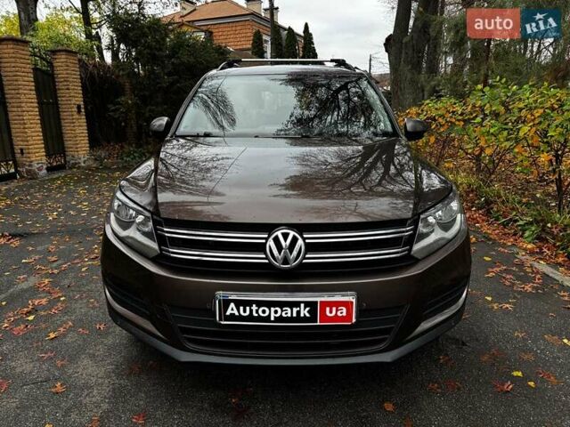Коричневый Фольксваген Тигуан, объемом двигателя 2 л и пробегом 351 тыс. км за 13490 $, фото 1 на Automoto.ua