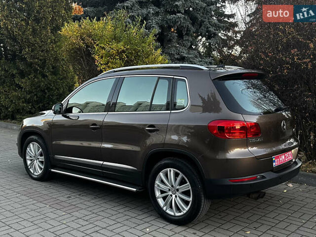Коричневий Фольксваген Тігуан, об'ємом двигуна 2 л та пробігом 200 тис. км за 16650 $, фото 18 на Automoto.ua