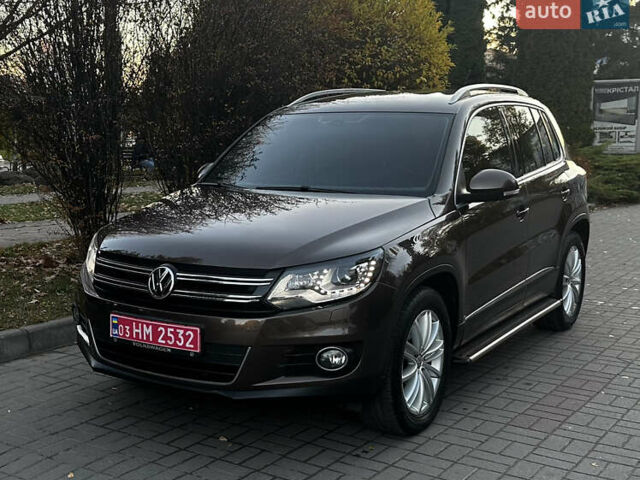 Коричневий Фольксваген Тігуан, об'ємом двигуна 2 л та пробігом 200 тис. км за 16650 $, фото 13 на Automoto.ua