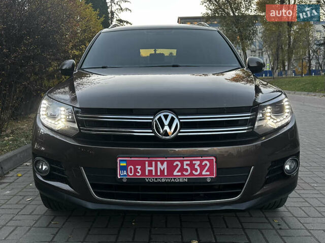 Коричневий Фольксваген Тігуан, об'ємом двигуна 2 л та пробігом 200 тис. км за 16650 $, фото 2 на Automoto.ua
