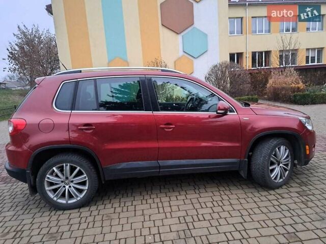 Красный Фольксваген Тигуан, объемом двигателя 1.98 л и пробегом 196 тыс. км за 9500 $, фото 4 на Automoto.ua