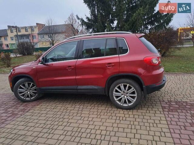 Красный Фольксваген Тигуан, объемом двигателя 1.98 л и пробегом 196 тыс. км за 9500 $, фото 18 на Automoto.ua