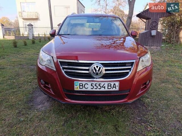 Красный Фольксваген Тигуан, объемом двигателя 1.98 л и пробегом 497 тыс. км за 9000 $, фото 15 на Automoto.ua