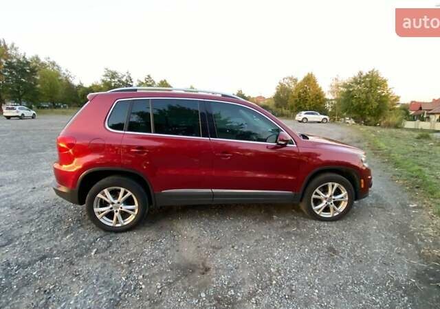 Красный Фольксваген Тигуан, объемом двигателя 1.98 л и пробегом 265 тыс. км за 10500 $, фото 4 на Automoto.ua