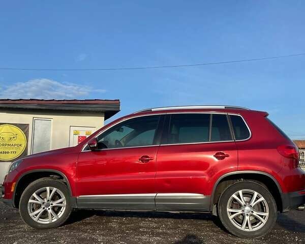 Красный Фольксваген Тигуан, объемом двигателя 1.98 л и пробегом 265 тыс. км за 9990 $, фото 4 на Automoto.ua
