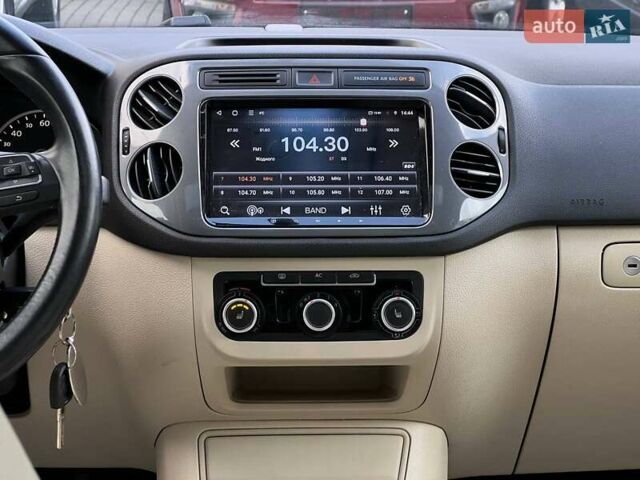 Красный Фольксваген Тигуан, объемом двигателя 1.98 л и пробегом 120 тыс. км за 11800 $, фото 15 на Automoto.ua