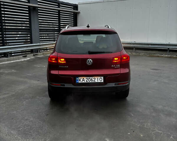 Красный Фольксваген Тигуан, объемом двигателя 1.98 л и пробегом 224 тыс. км за 11500 $, фото 3 на Automoto.ua