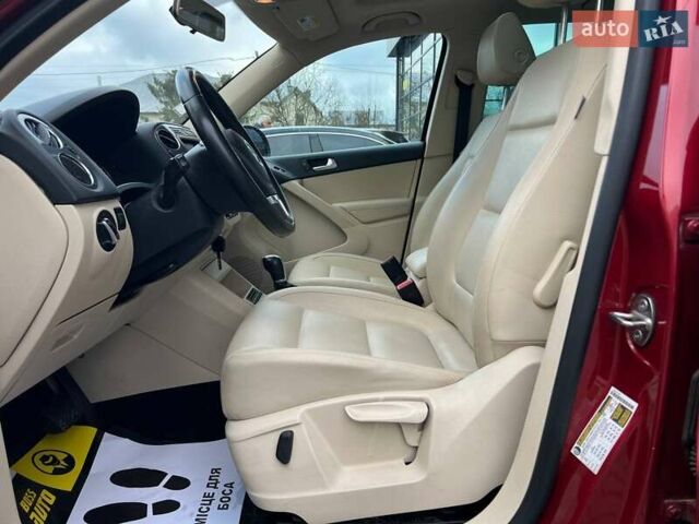 Красный Фольксваген Тигуан, объемом двигателя 1.98 л и пробегом 120 тыс. км за 11800 $, фото 8 на Automoto.ua