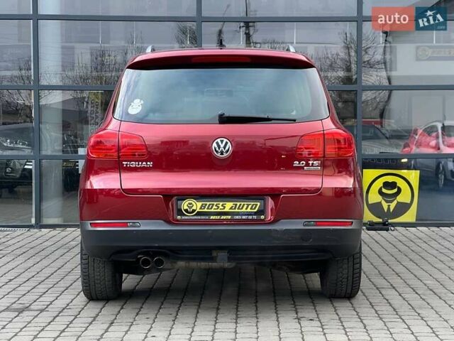 Красный Фольксваген Тигуан, объемом двигателя 1.98 л и пробегом 120 тыс. км за 11800 $, фото 5 на Automoto.ua