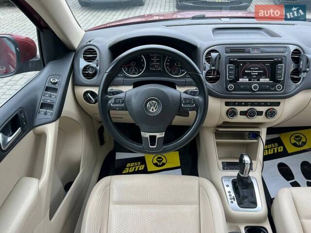 Красный Фольксваген Тигуан, объемом двигателя 1.98 л и пробегом 175 тыс. км за 13800 $, фото 14 на Automoto.ua