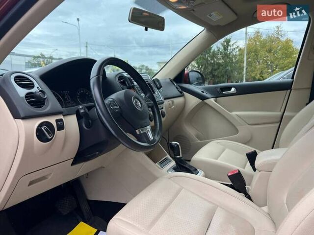 Красный Фольксваген Тигуан, объемом двигателя 1.98 л и пробегом 175 тыс. км за 13800 $, фото 20 на Automoto.ua