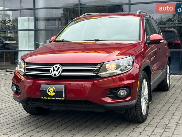 Красный Фольксваген Тигуан, объемом двигателя 1.98 л и пробегом 175 тыс. км за 13800 $, фото 2 на Automoto.ua