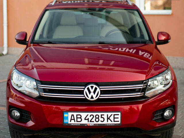 Красный Фольксваген Тигуан, объемом двигателя 1.98 л и пробегом 159 тыс. км за 13300 $, фото 14 на Automoto.ua