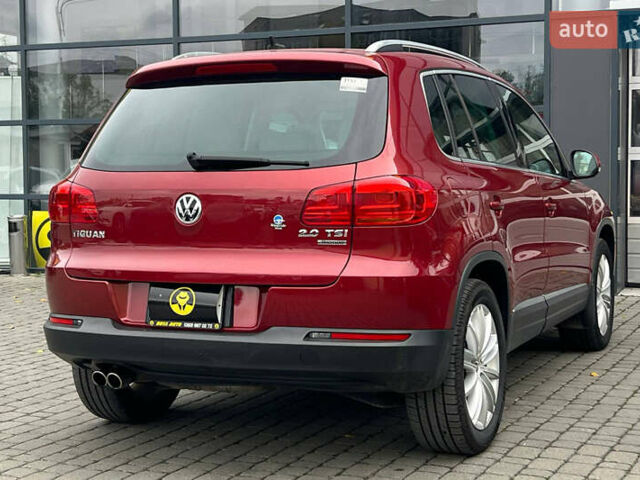 Красный Фольксваген Тигуан, объемом двигателя 1.98 л и пробегом 175 тыс. км за 13800 $, фото 5 на Automoto.ua