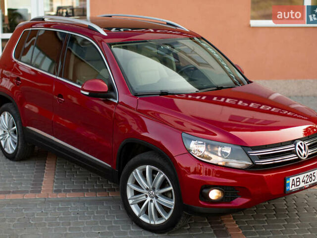 Красный Фольксваген Тигуан, объемом двигателя 1.98 л и пробегом 159 тыс. км за 13300 $, фото 3 на Automoto.ua