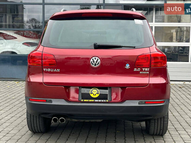 Красный Фольксваген Тигуан, объемом двигателя 1.98 л и пробегом 175 тыс. км за 13800 $, фото 4 на Automoto.ua