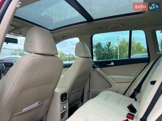 Красный Фольксваген Тигуан, объемом двигателя 1.98 л и пробегом 175 тыс. км за 13800 $, фото 17 на Automoto.ua