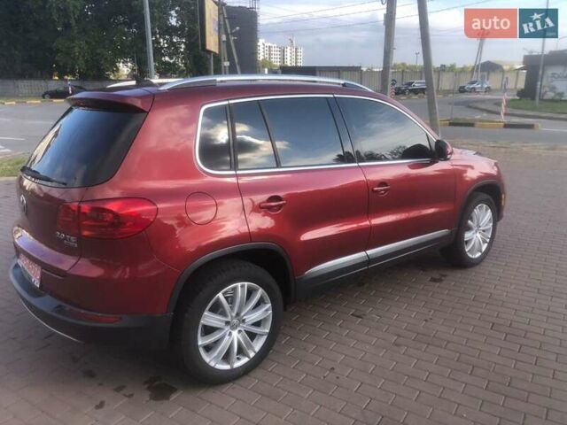 Красный Фольксваген Тигуан, объемом двигателя 2 л и пробегом 177 тыс. км за 12700 $, фото 8 на Automoto.ua
