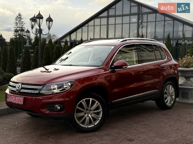 Красный Фольксваген Тигуан, объемом двигателя 1.98 л и пробегом 181 тыс. км за 13499 $, фото 4 на Automoto.ua