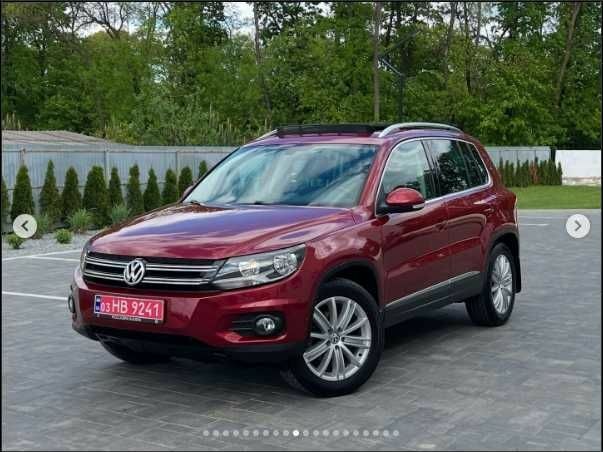 Красный Фольксваген Тигуан, объемом двигателя 2 л и пробегом 205 тыс. км за 12000 $, фото 9 на Automoto.ua