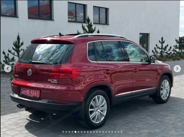 Красный Фольксваген Тигуан, объемом двигателя 2 л и пробегом 205 тыс. км за 12000 $, фото 4 на Automoto.ua
