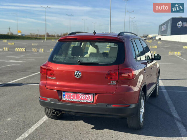 Красный Фольксваген Тигуан, объемом двигателя 1.98 л и пробегом 94 тыс. км за 13750 $, фото 9 на Automoto.ua