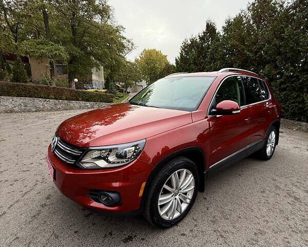 Красный Фольксваген Тигуан, объемом двигателя 2 л и пробегом 162 тыс. км за 14700 $, фото 13 на Automoto.ua