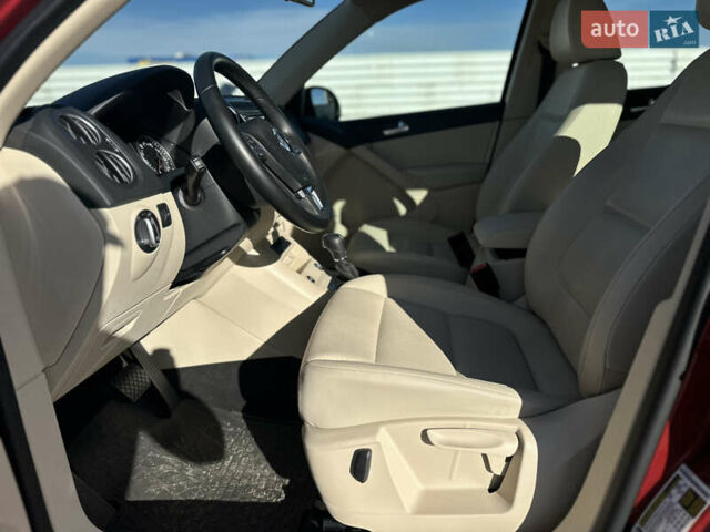 Красный Фольксваген Тигуан, объемом двигателя 1.98 л и пробегом 94 тыс. км за 13750 $, фото 17 на Automoto.ua